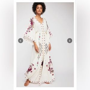 Balloon Rouge Duster Maxi Dress